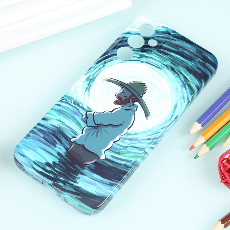 For Samsung Galaxy A34 5G Precise Hole Oil Painting Pattern PC Phone Case(Thinker) - Galaxy Phone Cases by buy2fix | Online Shopping UK | buy2fix