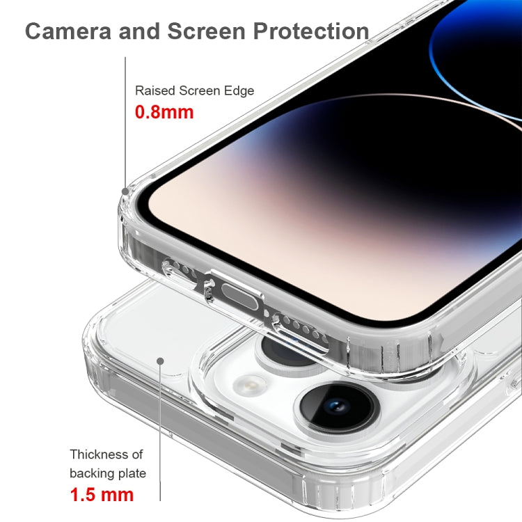 For iPhone 15 Pro Scratchproof Acrylic TPU Phone Case(Transparent) - iPhone 15 Pro Cases by buy2fix | Online Shopping UK | buy2fix