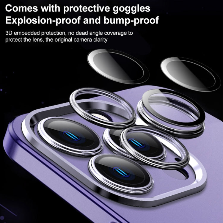 For iPhone 12 Pro Frosted Metal Material Phone Case with Lens Protection(White) - iPhone 12 / 12 Pro Cases by buy2fix | Online Shopping UK | buy2fix