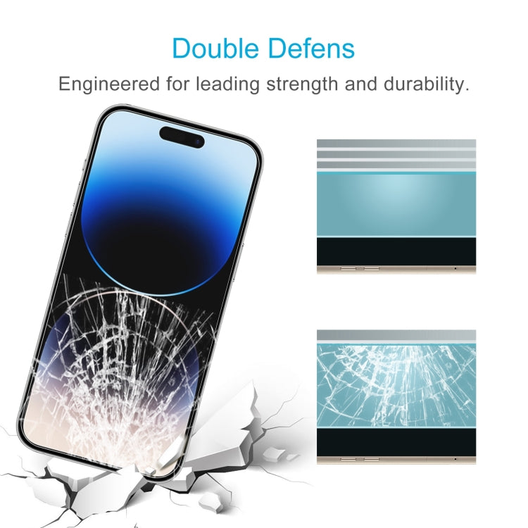 For iPhone 15 Plus / 15 Pro Max 0.26mm 9H 2.5D High Aluminum Tempered Glass Film - iPhone 15 Pro Max Tempered Glass by DIYLooks | Online Shopping UK | buy2fix