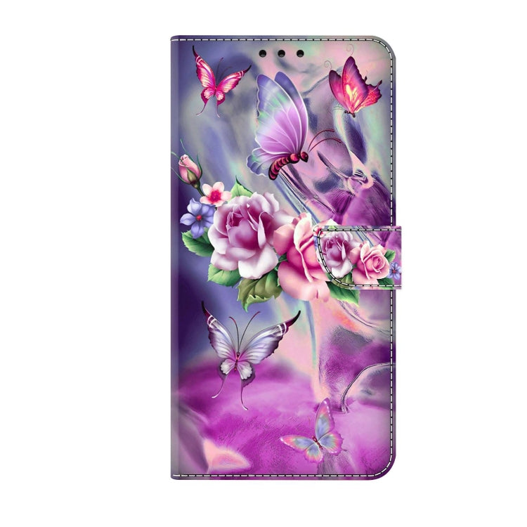 For Xiaomi Redmi Note 8T Crystal 3D Shockproof Protective Leather Phone Case(Butterfly) - Xiaomi Cases by buy2fix | Online Shopping UK | buy2fix