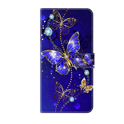 For Xiaomi Redmi 11A 4G / Redmi 12C Global Crystal 3D Shockproof Protective Leather Phone Case(Diamond Butterfly) - Xiaomi Cases by buy2fix | Online Shopping UK | buy2fix