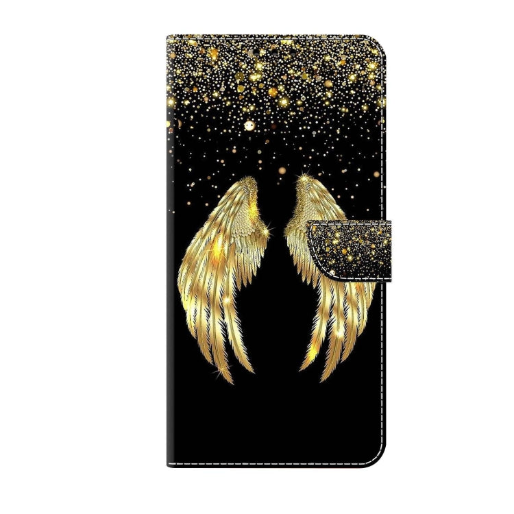 For Xiaomi Redmi Note 9 Pro Crystal 3D Shockproof Protective Leather Phone Case(Golden Wings) - Xiaomi Cases by buy2fix | Online Shopping UK | buy2fix