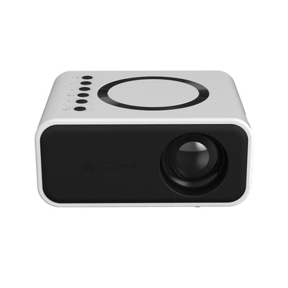 T300S 320x240 24ANSI Lumens Mini LCD Projector Supports Wired & Wireless Same Screen, Specification:EU Plug(White) - Mini Projector by buy2fix | Online Shopping UK | buy2fix
