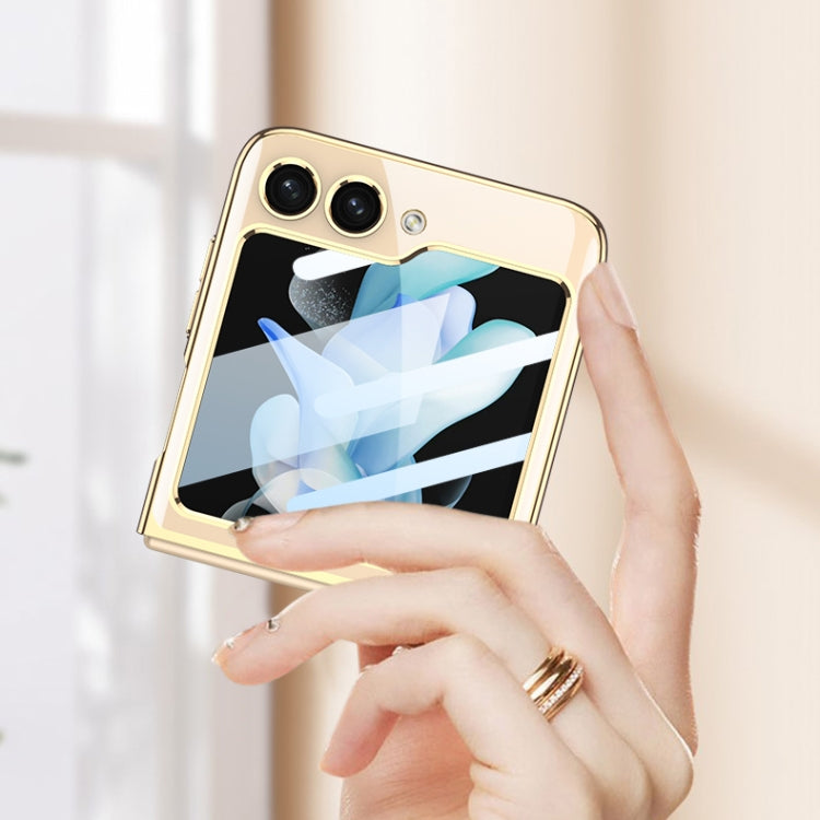 For Samsung Galaxy Z Flip5 GKK Integrated Electroplating Full Coverage Phone Case(Black) - Galaxy Z Flip5 Cases by GKK | Online Shopping UK | buy2fix