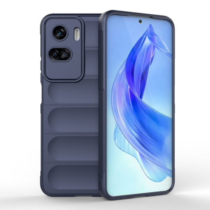 For Honor 90 Lite Magic Shield TPU + Flannel Phone Case(Dark Blue) - Honor Cases by buy2fix | Online Shopping UK | buy2fix