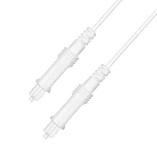 2m EMK OD2.2mm Digital Audio Optical Fiber Cable Plastic Speaker Balance Cable(White) -  by EMK | Online Shopping UK | buy2fix