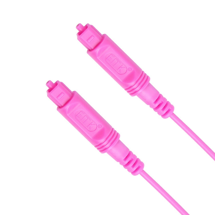10m EMK OD2.2mm Digital Audio Optical Fiber Cable Plastic Speaker Balance Cable(Pink) - Audio Optical Cables by EMK | Online Shopping UK | buy2fix