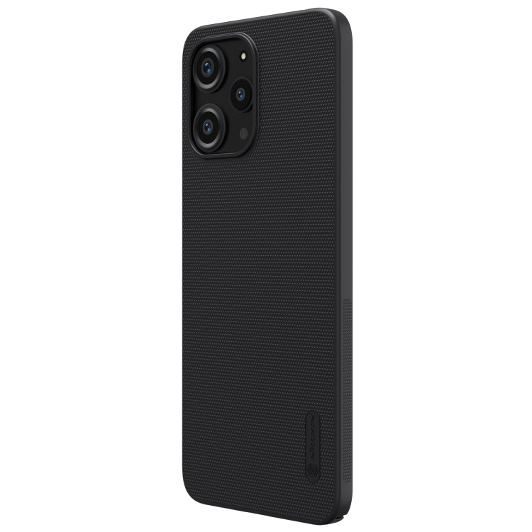 For Xiaomi Redmi 12 4G / Note 12R 5G NILLKIN Frosted Shield Pro PC + TPU Phone Case(Black) - Xiaomi Cases by NILLKIN | Online Shopping UK | buy2fix