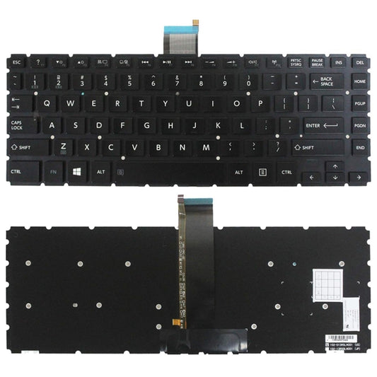 For TOSHIBA L40-B / L40D-B / L45-B US Version Laptop Backlight Keyboard - Replacement Keyboards by buy2fix | Online Shopping UK | buy2fix