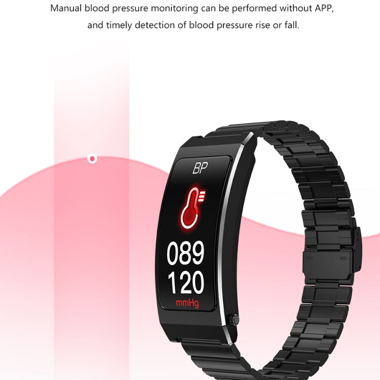 K13S 1.14 inch TFT Screen Silicone Strap Smart Calling Bracelet Supports Sleep Management/Blood Oxygen Monitoring(Black) - Smart Wristbands by buy2fix | Online Shopping UK | buy2fix