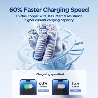 JOYROOM SA29-CL3 30W USB-C/Type-C to 8 Pin Liquid Silicone Fast Charging Data Cable, Length: 1.2m(Blue) - 2 in 1 Cable by JOYROOM | Online Shopping UK | buy2fix