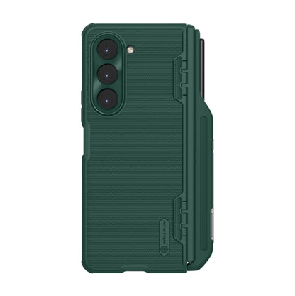 For Samsung Galaxy Z Fold5 NILLKIN Frosted Fold PC + TPU Phone Case with Pen Slot(Green) - Galaxy Z Fold5 Cases by NILLKIN | Online Shopping UK | buy2fix