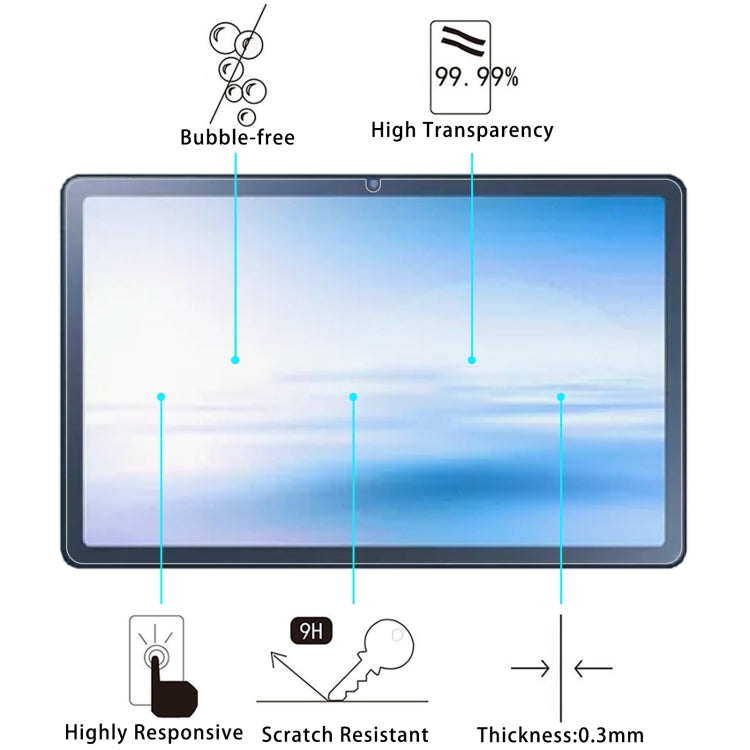 For NEC LAVIE Tab T10 T1075 10.61 25pcs 9H 0.3mm Explosion-proof Tempered Glass Film - Others by buy2fix | Online Shopping UK | buy2fix