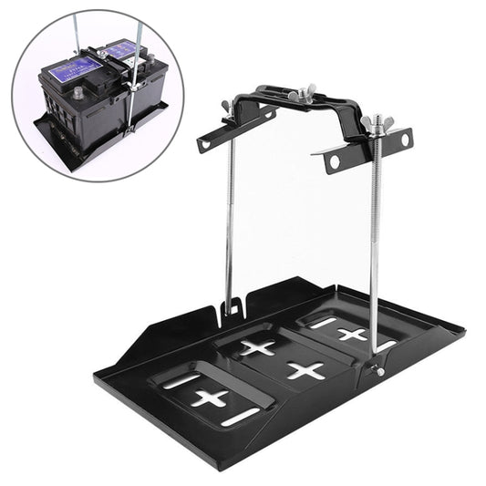 Car Universal Battery Bracket Adjustable Battery Fixed Holder + Base Tray, Size:34.5cm Base + 19cm Bracket - In Car by buy2fix | Online Shopping UK | buy2fix