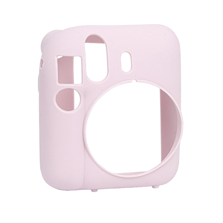 For FUJIFILM instax mini 12 Soft Silicone Camera Protective Case(Pink) - Protective Case by buy2fix | Online Shopping UK | buy2fix