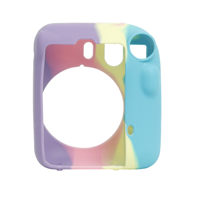 For FUJIFILM instax mini 12 Soft Silicone Camera Protective Case(Dark Blue Purple) - Protective Case by buy2fix | Online Shopping UK | buy2fix