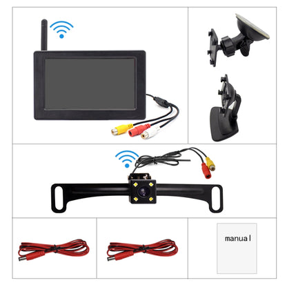 PZ703 422A-W Car 4.3 inch Desktop Rearview Monitor Built-in Wireless Reversing Image - In Car by buy2fix | Online Shopping UK | buy2fix