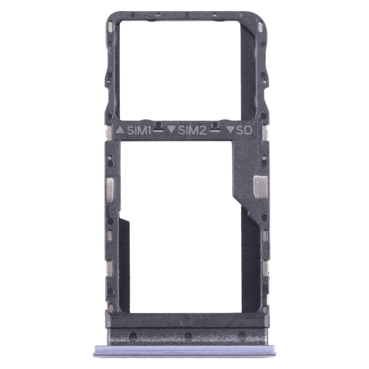 For TCL 40 SE Original SIM + Micro SD Card Tray(Purple) - For TCL by buy2fix | Online Shopping UK | buy2fix