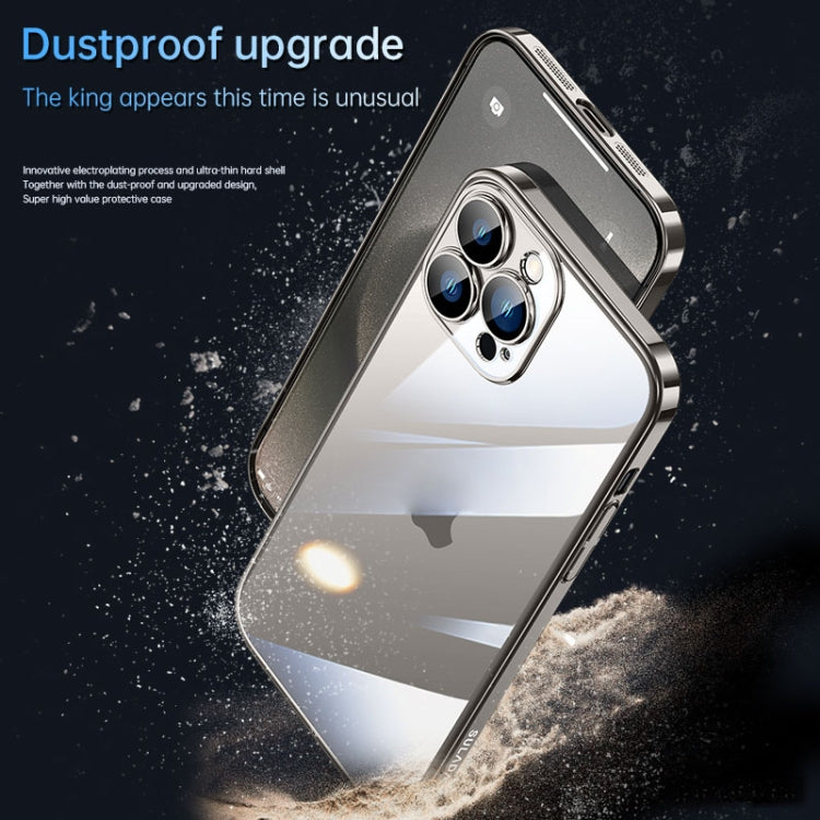 For iPhone 15 Pro Max SULADA JINGJIA Series Lens Protector PC Phone Case(Silver) - iPhone 15 Pro Max Cases by SULADA | Online Shopping UK | buy2fix