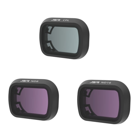 For DJI Mini 4 Pro JSR KB Series Drone Camera Lens Filter, Filter:3 in 1 CPL ND8 ND16 - Mavic Lens Filter by JSR | Online Shopping UK | buy2fix