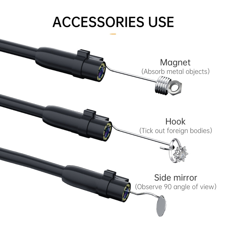 P200 8mm Front Lenses Integrated Industrial Pipeline Endoscope with 4.3 inch Screen, Spec:10m Tube -  by buy2fix | Online Shopping UK | buy2fix