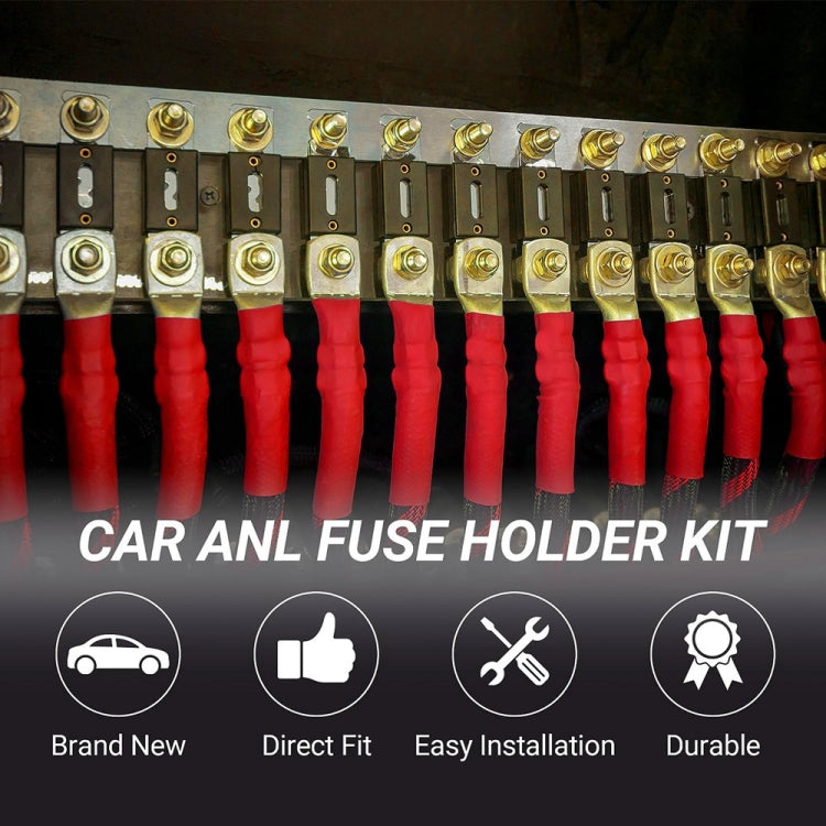 3 in 1 ANL Car Audio Modified Fuse Holder with 200A Fuse, Current:80A - Fuse by buy2fix | Online Shopping UK | buy2fix