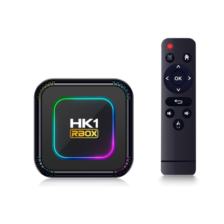 HK1 RBOX K8 8K Android 13.0 Smart TV Box with Remote Control, 4GB+64GB, RK3528 Quad-Core(AU Plug) - Others by buy2fix | Online Shopping UK | buy2fix