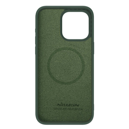 For iPhone 15 Pro Max NILLKIN CamShield MagSafe Liquid Silicone Phone Case(Dark Green) - iPhone 15 Pro Max Cases by NILLKIN | Online Shopping UK | buy2fix