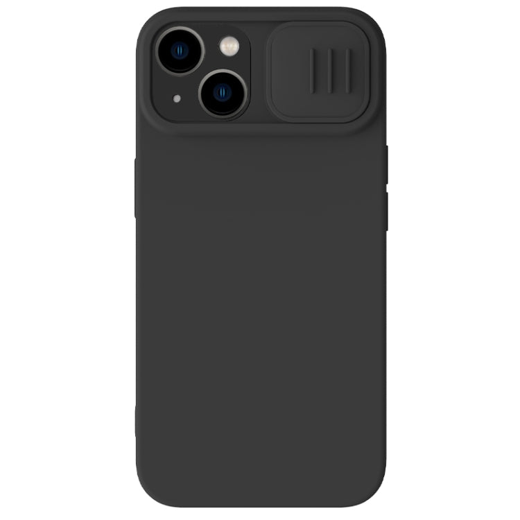 For iPhone 15 Plus NILLKIN CamShield Liquid Silicone Phone Case(Black) - iPhone 15 Plus Cases by NILLKIN | Online Shopping UK | buy2fix