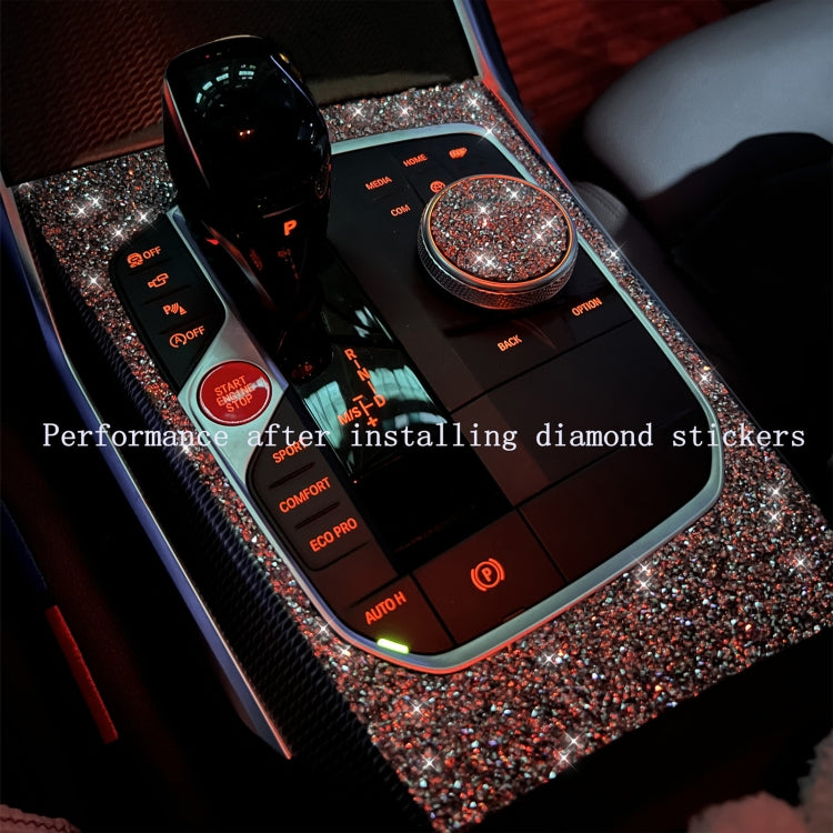 For Ford Mustang 2015-2020 Car Door Lift Panel A Diamond Decoration Sticker, Left Drive - Car Interior Mouldings by buy2fix | Online Shopping UK | buy2fix