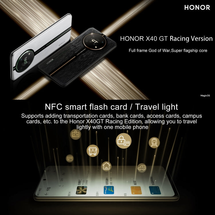 Honor X40 GT Racing, 12GB+256GB, 6.81 inch Magic OS 7.0 Snapdragon 888 Octa Core up to 2.84GHz, Network: 5G, OTG, NFC, Not Support Google Play(Racing Black) - Honor by Huawei | Online Shopping UK | buy2fix