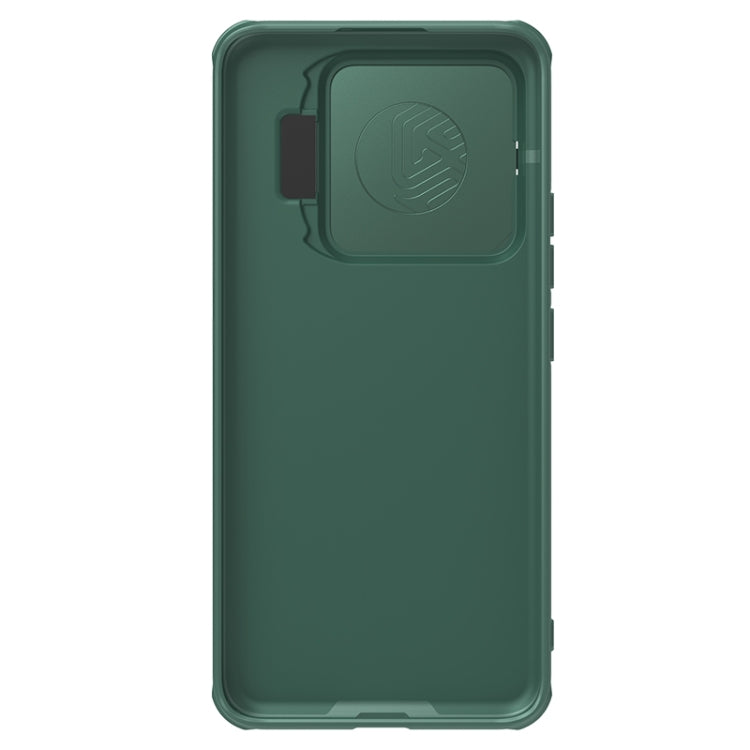 For Xiaomi 14 Pro NILLKIN Black Mirror Prop CD Texture Mirror Phone Case(Green) - 14 Pro Cases by NILLKIN | Online Shopping UK | buy2fix