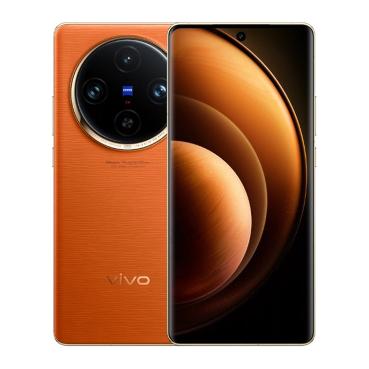 vivo X100 Pro, 16GB+512GB, Face ID / Fingerprint Identification, 6.78 inch Android 14 OriginOS 4 Dimensity 9300 Octa Core 3.25GHz, OTG, NFC, Network: 5G(Orange) - vivo by vivo | Online Shopping UK | buy2fix