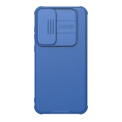 For Samsung Galaxy A55 NILLKIN Black Mirror Pro Series Camshield PC Phone Case(Blue) - Galaxy Phone Cases by NILLKIN | Online Shopping UK | buy2fix