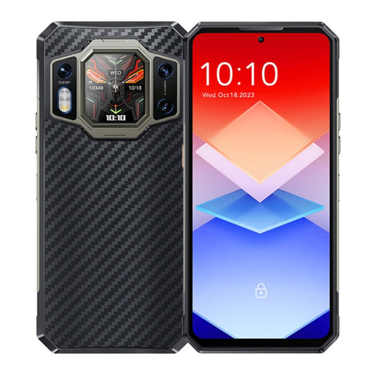 Oukitel WP30 Pro 5G, 12GB+512GB, IP68/IP69K, 108MP Camera, 11000mAh, 6.78 inch + 1.8 inch MediaTek Dimensity 8050 Octa-core 3.0GHz, NFC, OTG, Network: 5G(Black) - Other by OUKITEL | Online Shopping UK | buy2fix