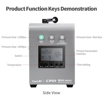 Qianli CP21 Mini LCD Screen Bubble Removing Machine, EU Plug - Defoaming Equipment by QIANLI | Online Shopping UK | buy2fix