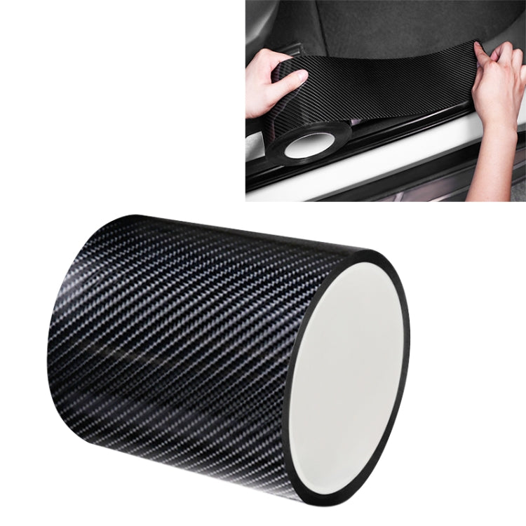 Universal Car Carbon Fiber Door Anti-collision Strip Protection Guards Trims Stickers Tape, Size:10cm x 3m - Anti Collision Sticker by buy2fix | Online Shopping UK | buy2fix