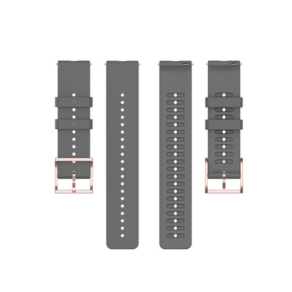 For Samsung Galaxy Watch3 45mm / Galaxy Watch 46mm 22mm Dot Texture Watch Band(Grey) - Smart Wear by buy2fix | Online Shopping UK | buy2fix