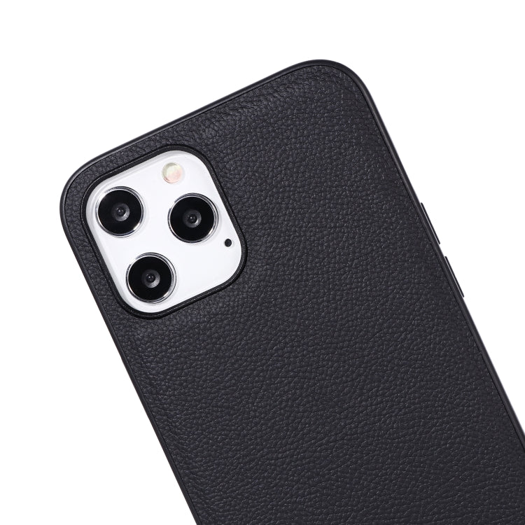 For iPhone 12 Pro Max GEBEI Full-coverage Shockproof Leather Protective Case(Black) - iPhone 12 Pro Max Cases by GEBEI | Online Shopping UK | buy2fix