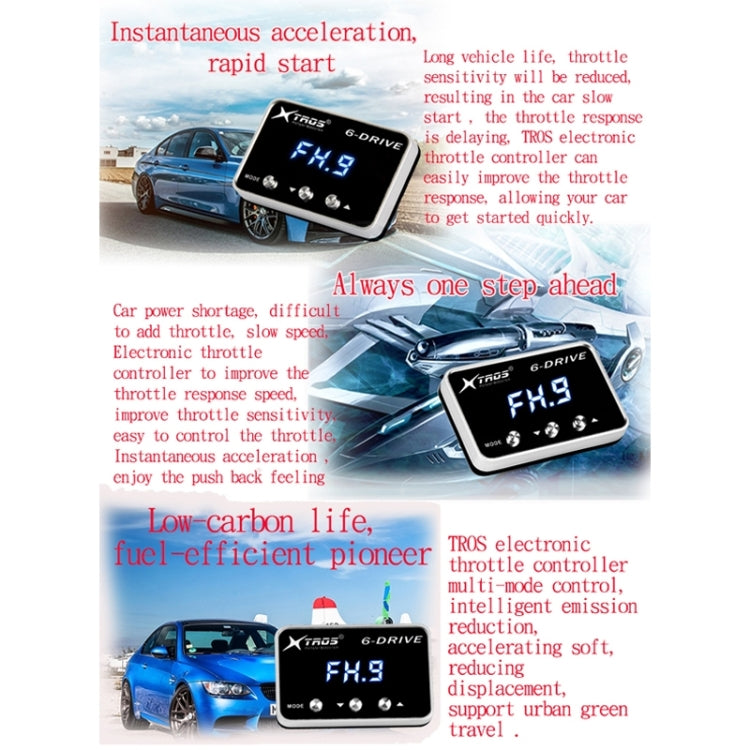 For Renault Megane 2014+ TROS TS-6Drive Potent Booster Electronic Throttle Controller - Car Modification by TROS | Online Shopping UK | buy2fix