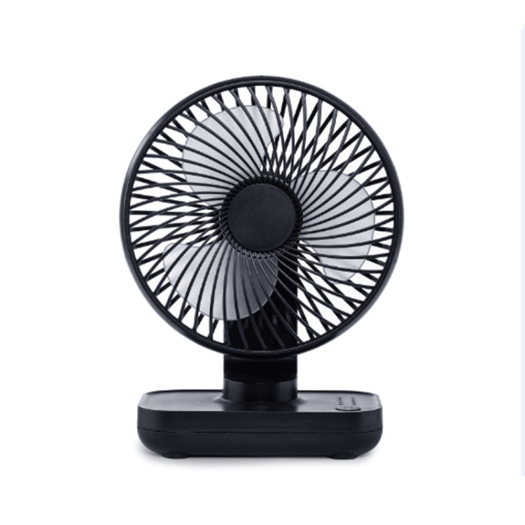 D606 4W USB Rechargeable Portable Four-speed Adjustable Desktop Fan(Black) - Consumer Electronics by buy2fix | Online Shopping UK | buy2fix