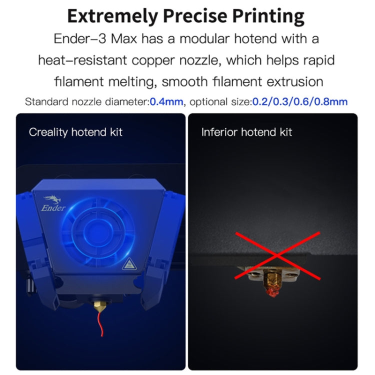 CREALITY Ender-3 Max Smart Sensor Dual Cooling Fans DIY 3D Printer, Print Size : 30 x 30 x 34cm, AU Plug - 3D Printer by Creality | Online Shopping UK | buy2fix