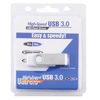 32GB Twister USB 3.0 Flash Disk USB Flash Drive (White) - USB Flash Drives by buy2fix | Online Shopping UK | buy2fix