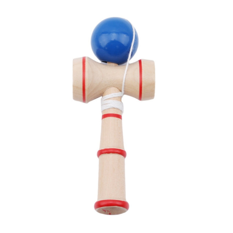 Classic Wooden Skill Toy Kendama with Extra String, Size: 13.5 x 5.5cm(Blue) - Toys & Hobbies by buy2fix | Online Shopping UK | buy2fix