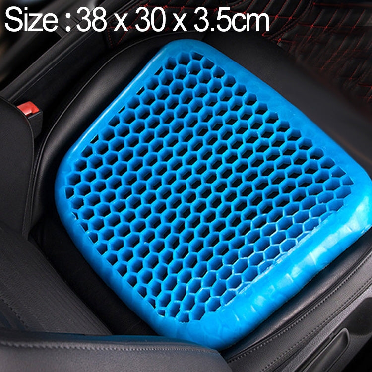 Summer TPE Honeycomb Cool Breathable Chair Cushion Car Office Seat Cushion, Size: 38 x 30 x 3.5cm - Seat Accessories by buy2fix | Online Shopping UK | buy2fix