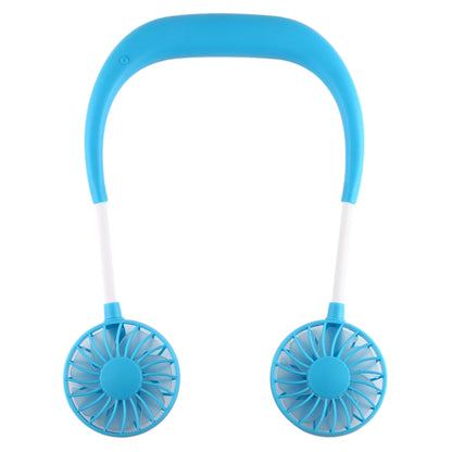 Multi-function Portable Adjustable Wearable Sport Fan(Blue) - Consumer Electronics by buy2fix | Online Shopping UK | buy2fix