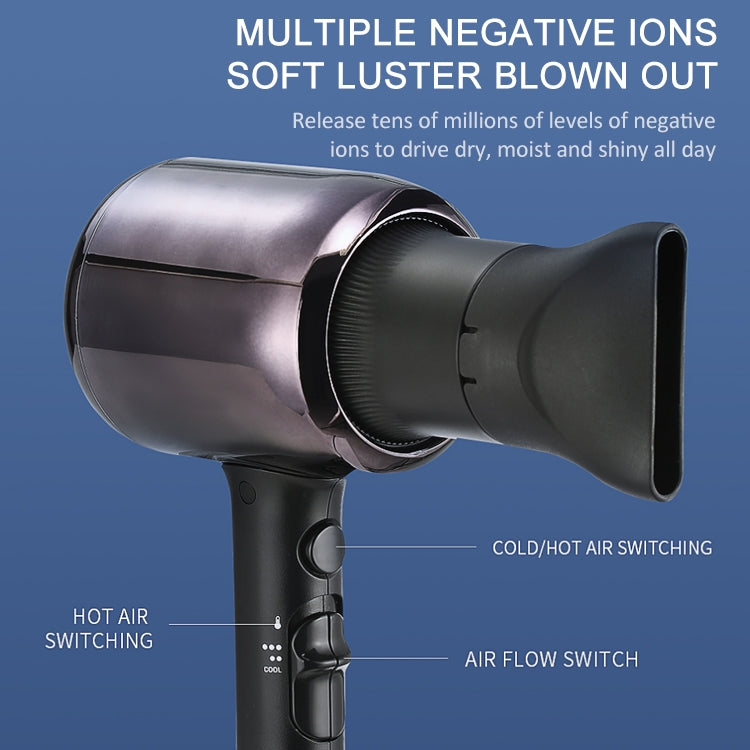 VGR V-418 2000W Negative Ion Hair Dryers with 6 Gear Adjustment, Plug Type: EU Plug - Hair Dryers & Accessories by VGR | Online Shopping UK | buy2fix