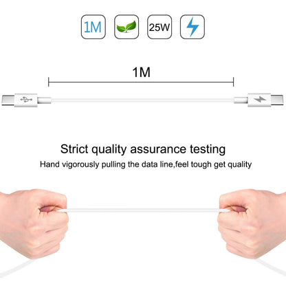 HAWEEL 25W 3A Type-C / USB-C to Type-C / USB-C PD Fast Charging Data Cable, Length: 1m - USB-C & Type-C Cable by buy2fix | Online Shopping UK | buy2fix