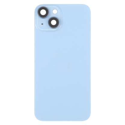 For iPhone 14 Back Housing Cover with Camera Lens(Blue) - Repair & Spare Parts by buy2fix | Online Shopping UK | buy2fix